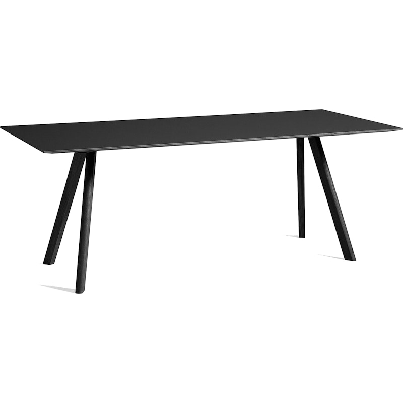 CPH 30 2.0 Tisch 90x200 cm, Mit Wasserlack Behandelte Eiche / Schwarz