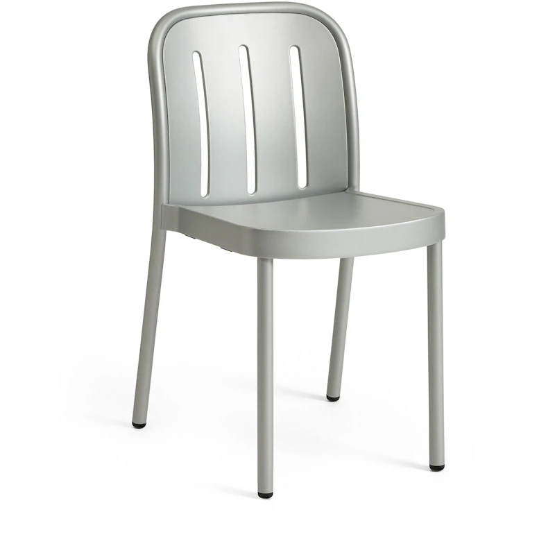 Deville Chair, Silver grey powder coated aluminium