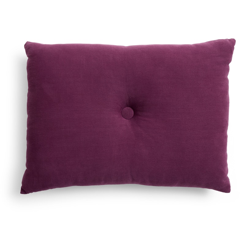Dot Kissen Linen 45x60 cm, Burgundy