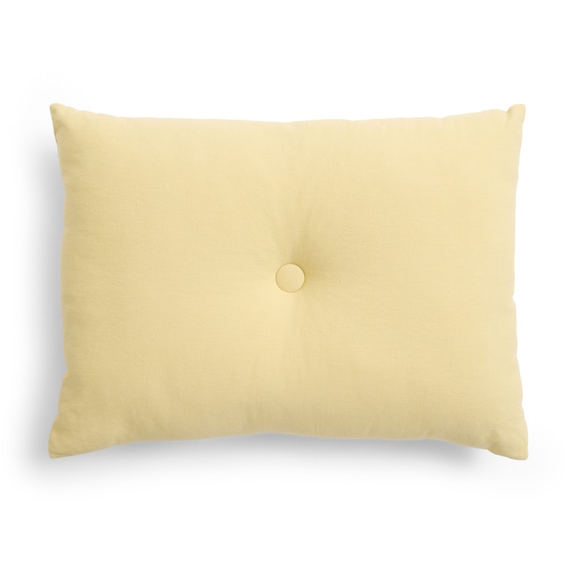 Dot Kissen Linen 45x60 cm, Soft Yellow