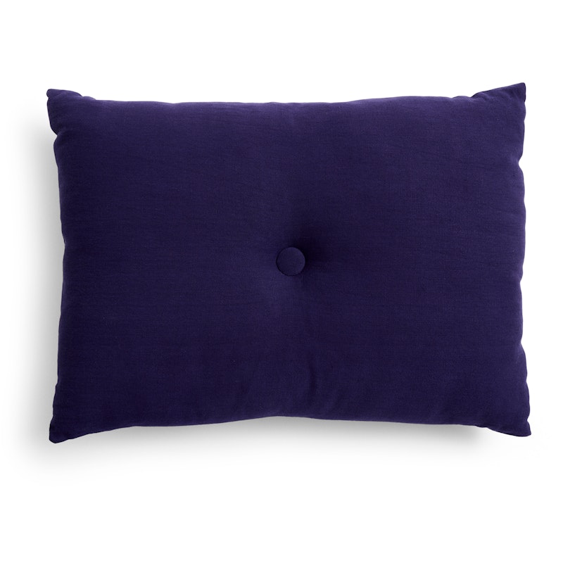 Dot Kissen Linen 45x60 cm, Dark Blue