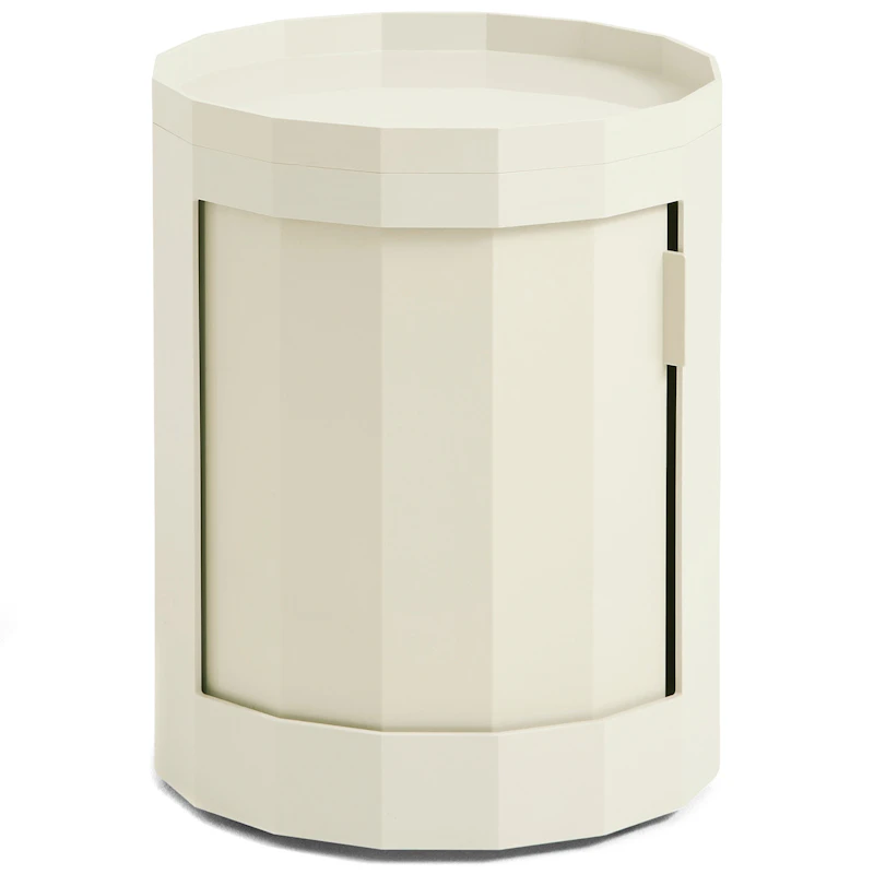 Facet Schränkchen Niedrig mit Füßen / Rollen, Eggshell