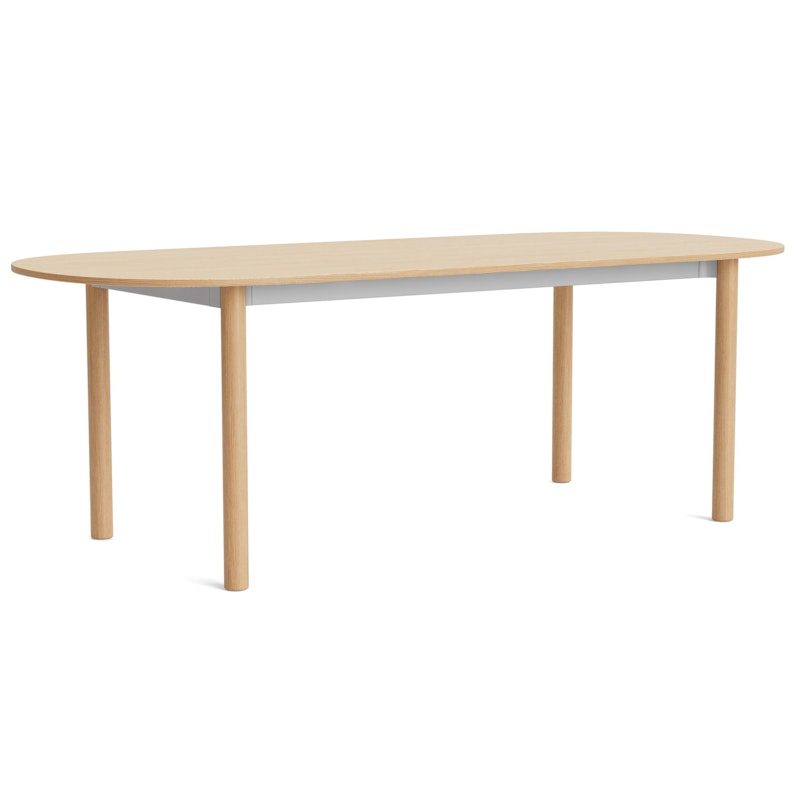 Annex Tisch Länglich 95x220 cm, In Lackierter Eiche