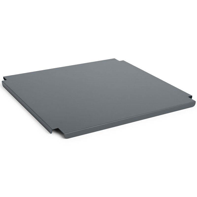 Colour Crate Metal Large Square Deckel, Charcoal