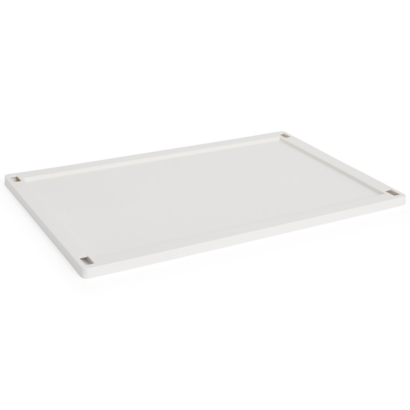Colour Crate Plastic Large Deckel, Off-white
