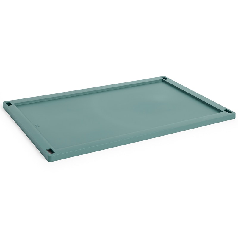 Colour Crate Plastic Large Deckel, Dark Green