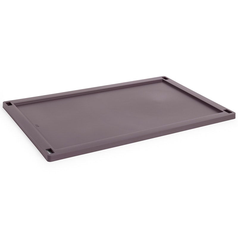 Colour Crate Plastic Large Deckel, Bordeaux