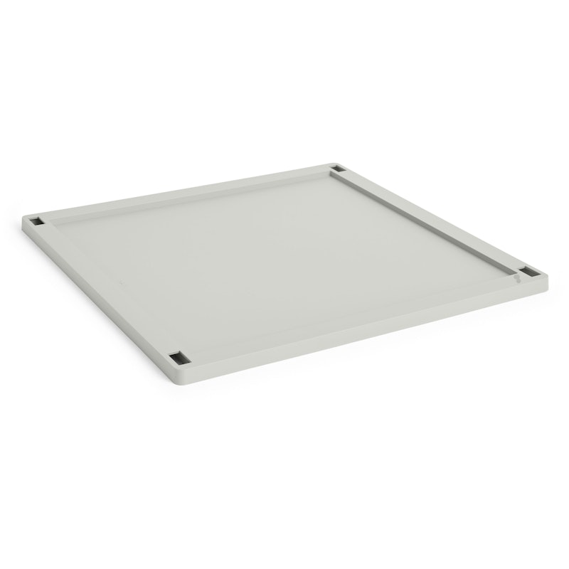 Colour Crate Plastic Large Square Deckel, Grey