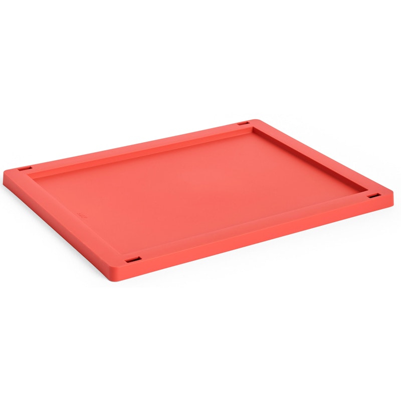 Colour Crate Plastic Medium Deckel, Red