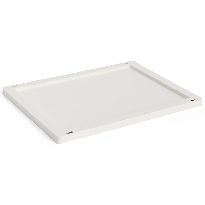 Colour Crate Plastic Medium Deckel, Off-white
