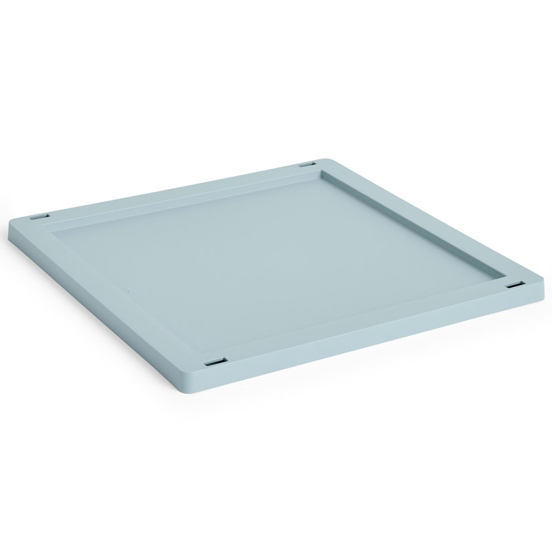 Colour Crate Plastic Medium Square / Cube Deckel, Dusty Blue