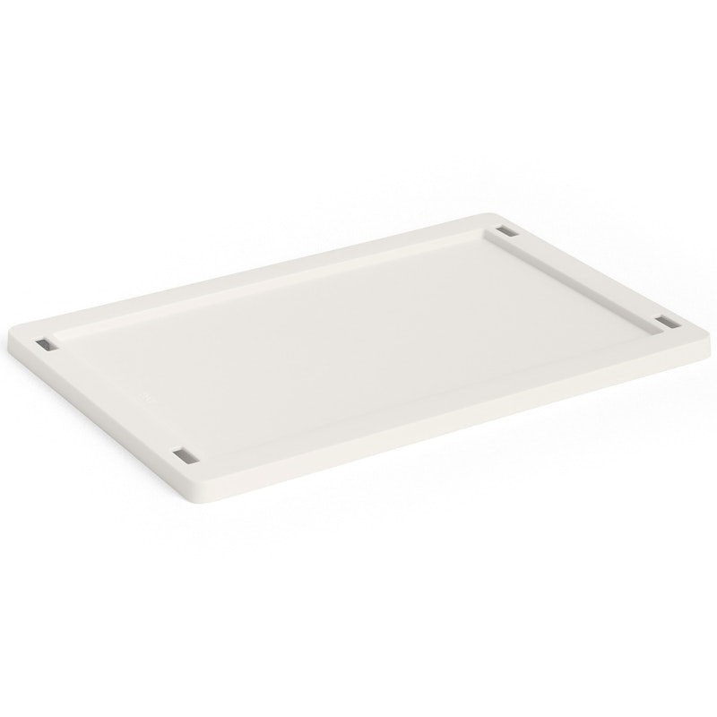 Colour Crate Plastic Small Deckel, Off-white