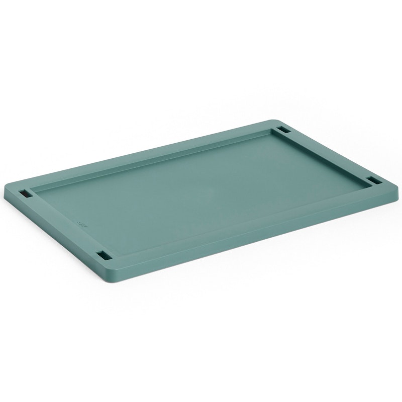 Colour Crate Plastic Small Deckel, Dark Green