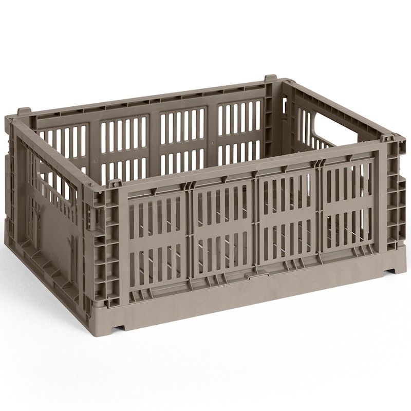 Colour Crate Medium Aufbewahrung, Warm Grey