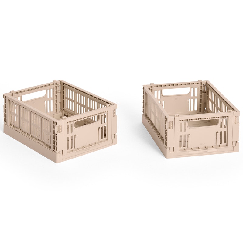 Colour Crate Mini Aufbewahrung 2-er Set, Powder