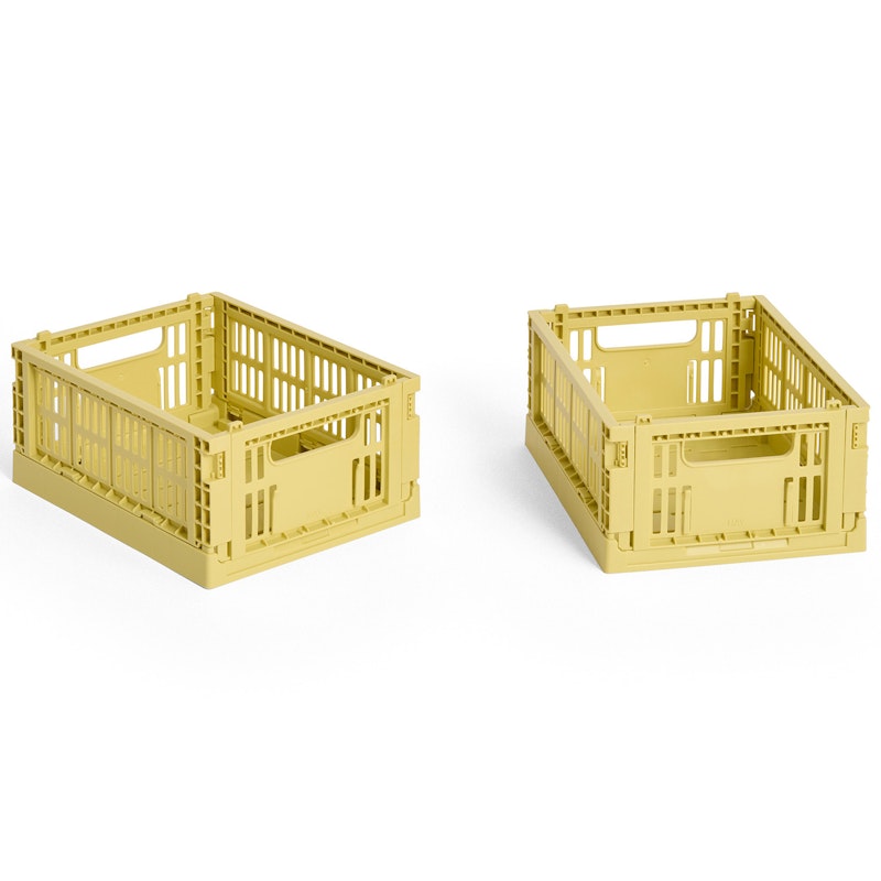 Colour Crate Mini Aufbewahrung 2-er Set, Dusty Yellow