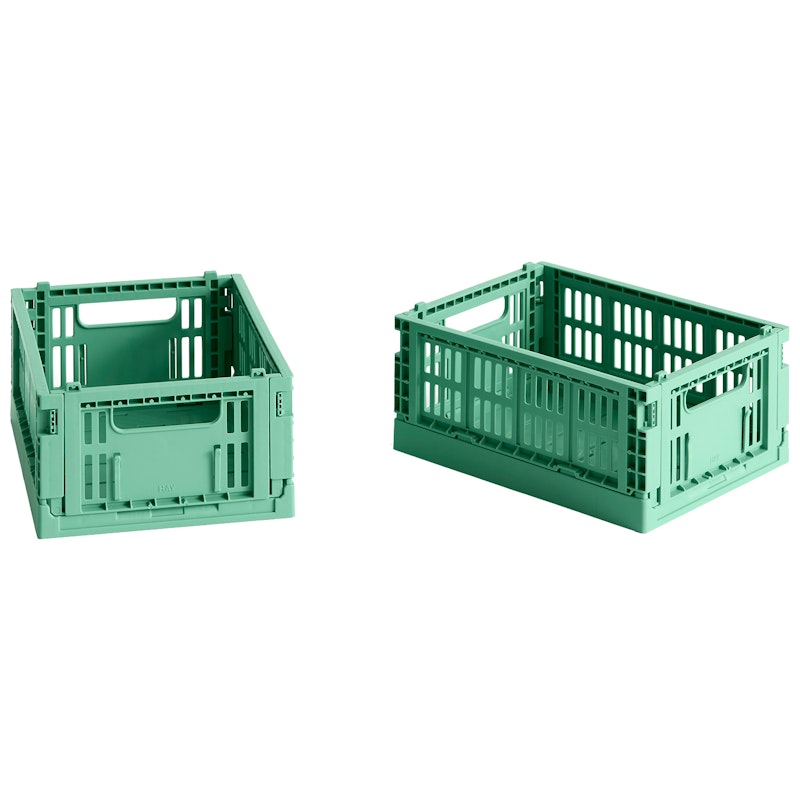 Colour Crate Aufbewahrungsboxen Mini 2-er Set, Dark Mint