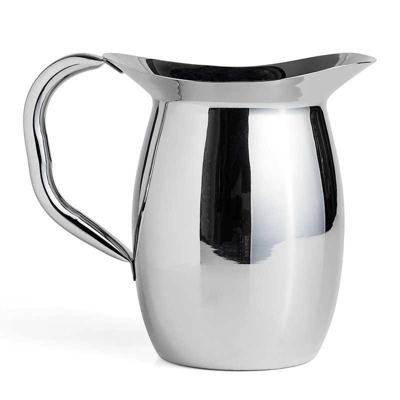 Indian Steel Pitcher Karaffe Edelstahl, Groß