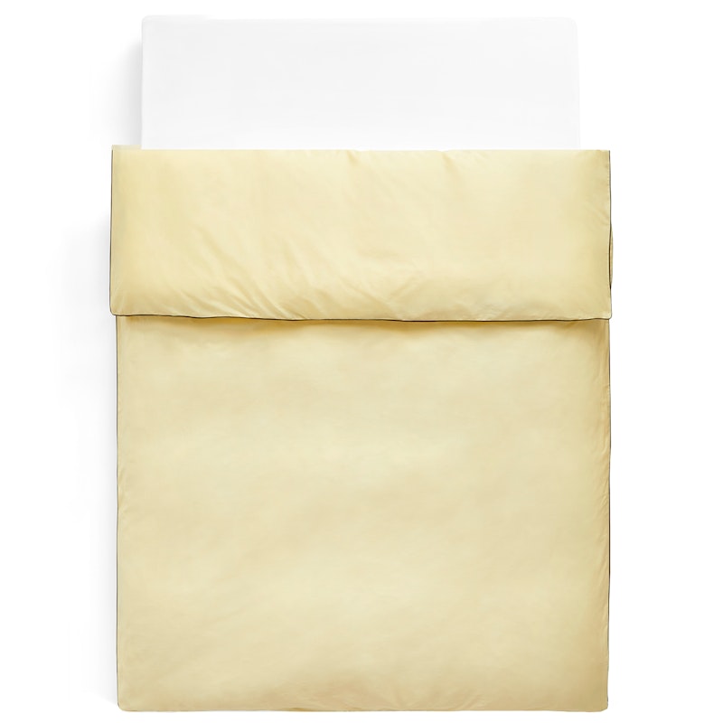 Outline Bettdeckenbezug Einzeln 150x210 cm, Soft Yellow