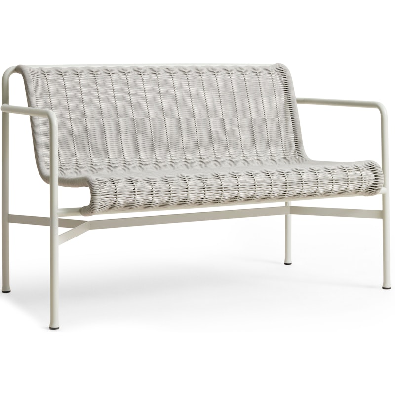 Palissade Cord Esszimmerbank Mit Armlehnen, Sky Grey