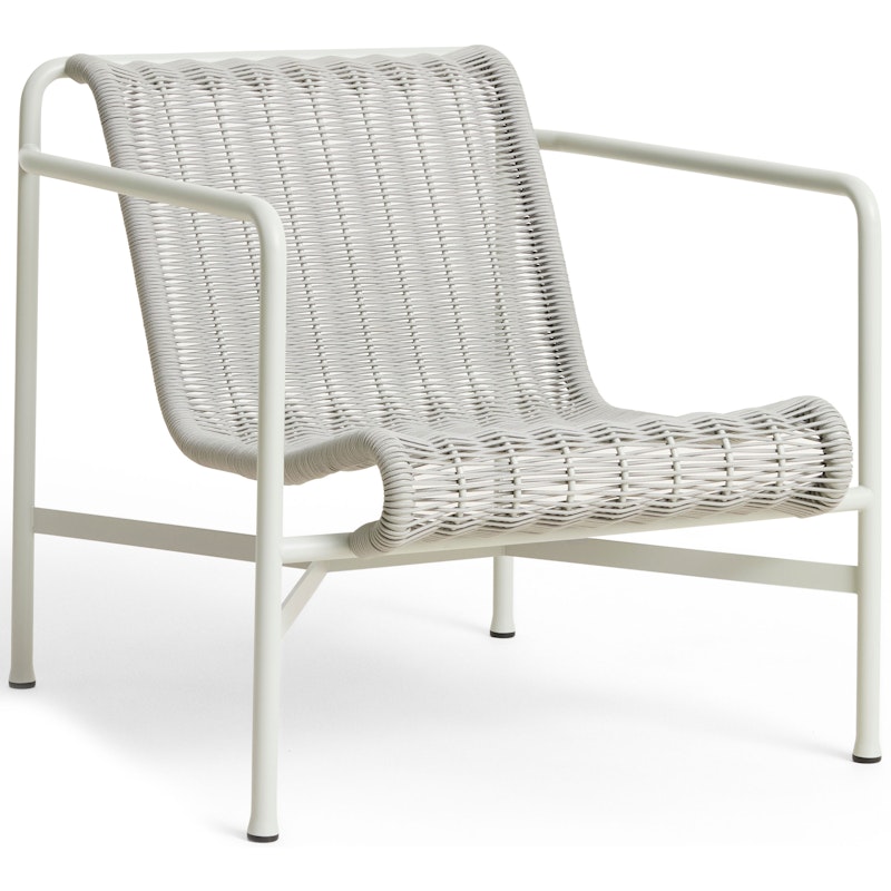 Palissade Cord Loungesessel Niedrig, Sky Grey
