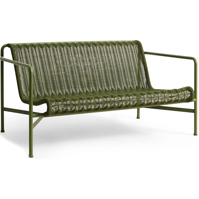 Palissade Cord Loungesofa, Olive