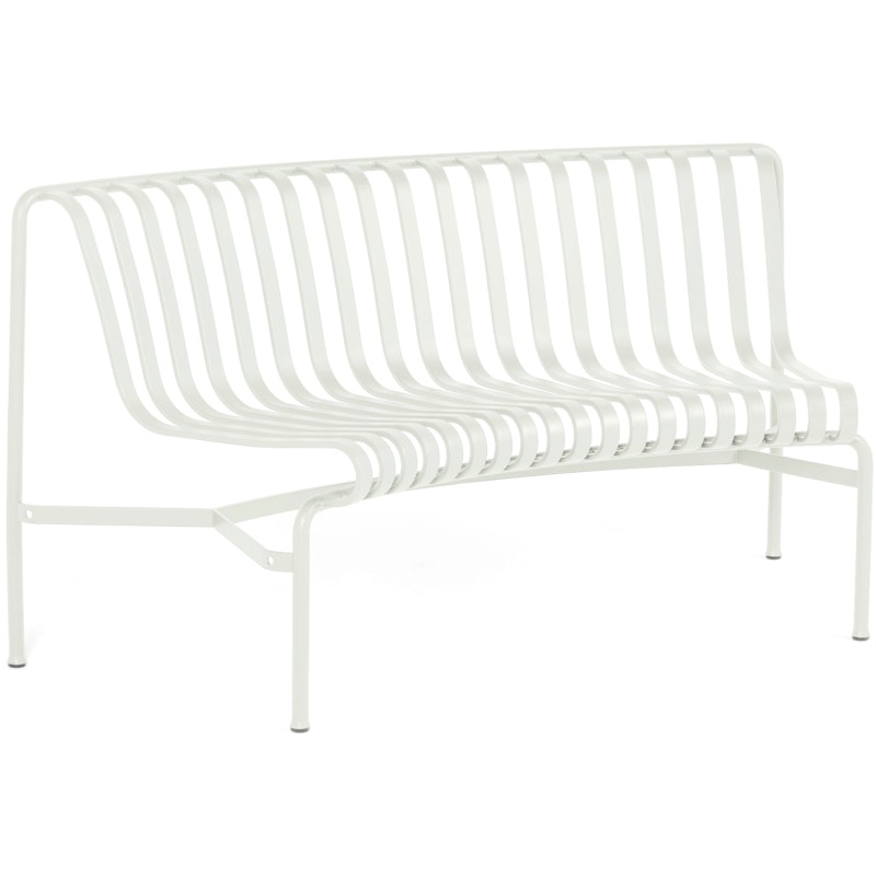Palissade Parkbank Mit Rückenlehne add-on in, Cream White