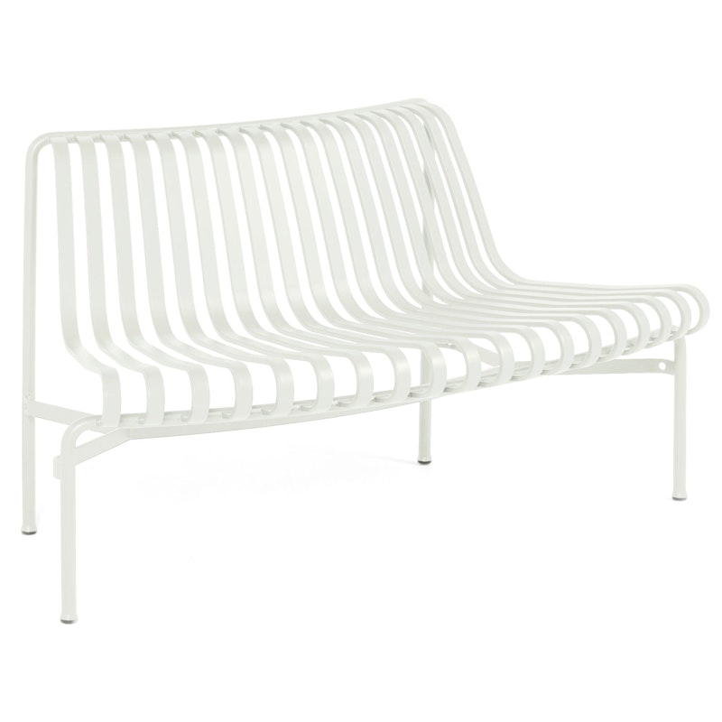 Palissade Parkbank Mit Rückenlehne add-on out, Cream White