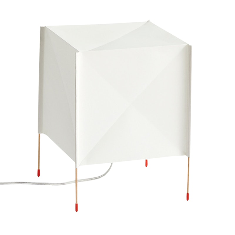 Paper Cube Table Lamp Tischlampe Weiß