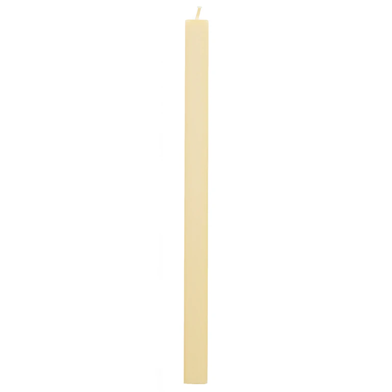 Square Kerze, Lime Beige