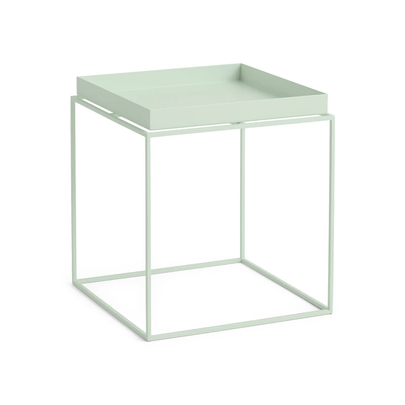 Tabletttisch 40x40 cm, Soft Mint