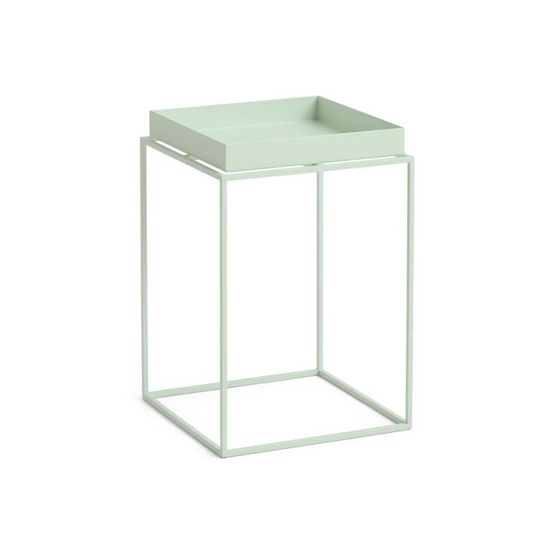 Tabletttisch 40x40 cm, Soft Mint