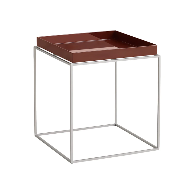 Tabletttisch Silikon 40x40 cm, Chocolate