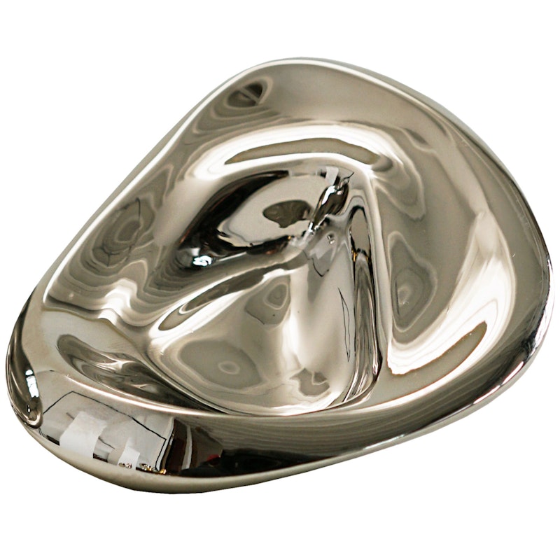 Ripple Knob Wandhaken 9 cm, Silber