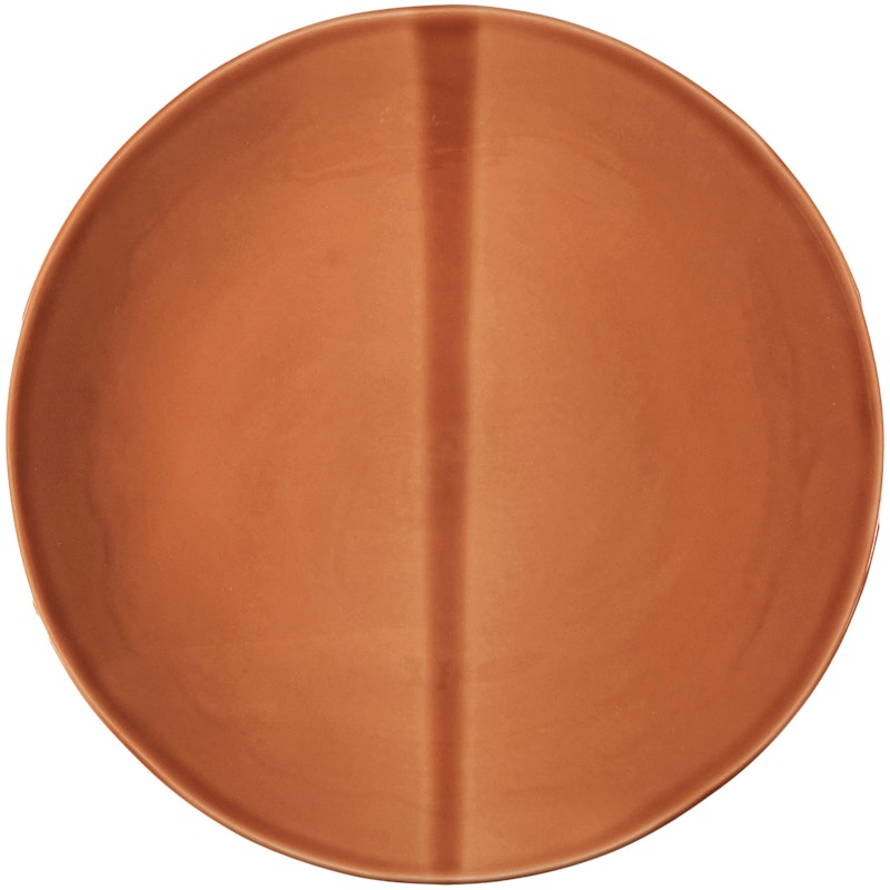 Nosse Ceramics Smooth Teller 28 cm, Terracotta