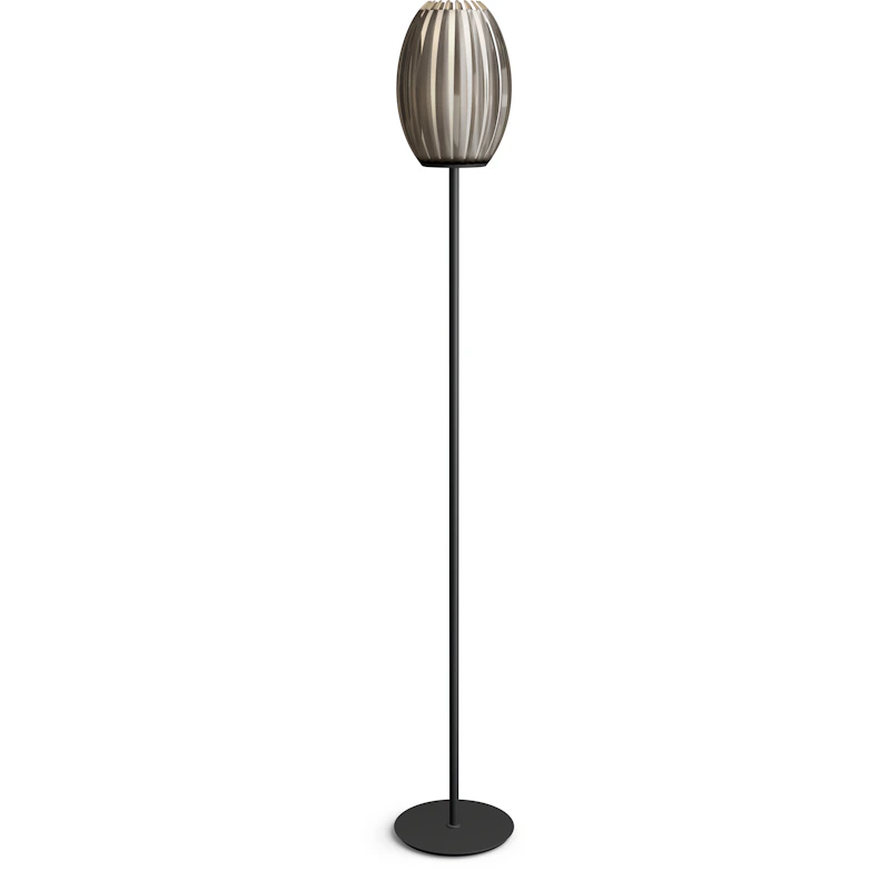 Tentacle Stehlampe, Schwarz / Rauchfarben