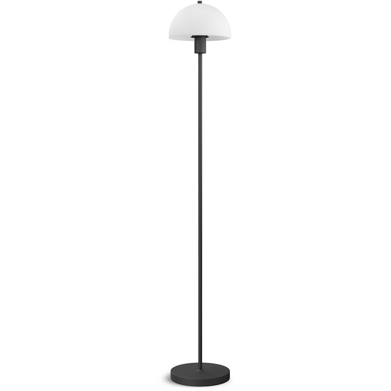 Vienda Stehlampe, Schwarz / Opal