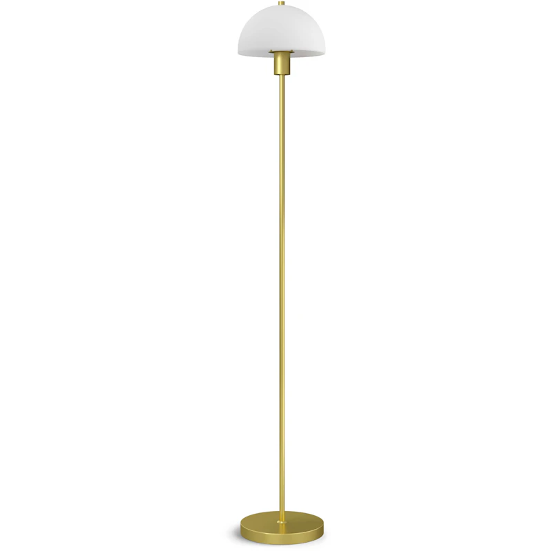 Vienda Stehlampe, Messing / Opal