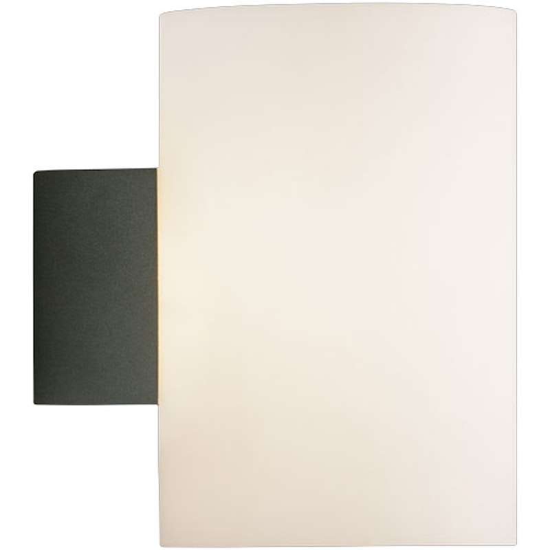 Evoke Wandleuchte 180 mm, Anthrazit / Opalglas