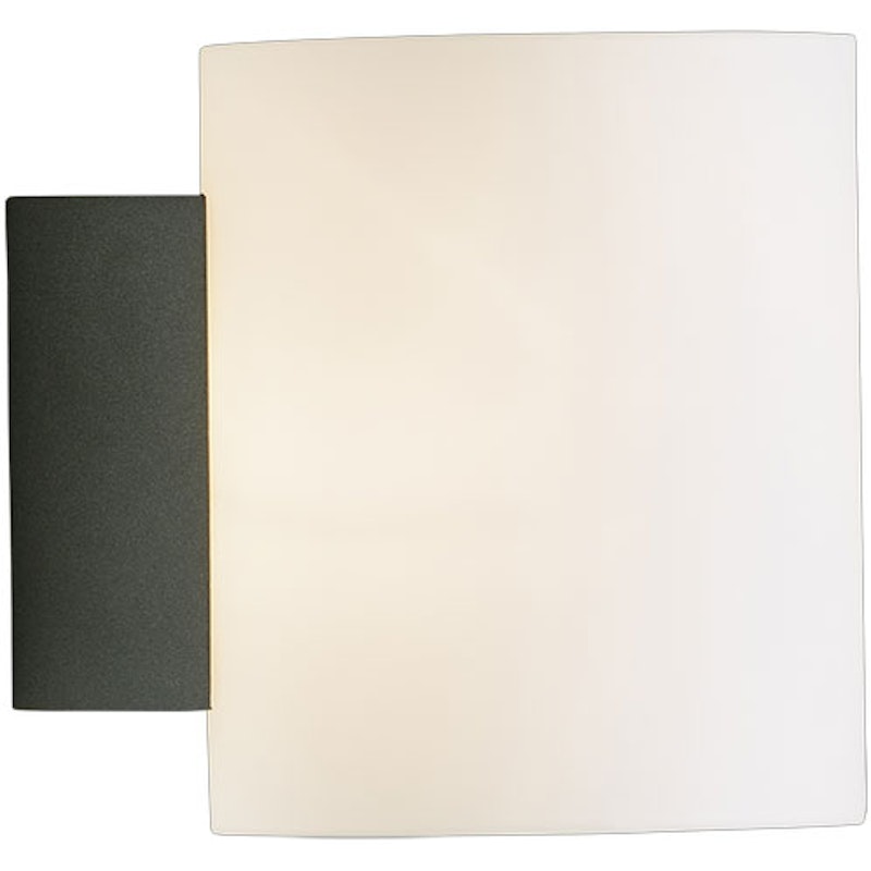 Evoke Wandleuchte 120 mm, Anthrazit / Opalglas