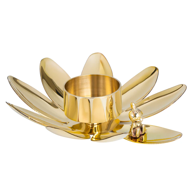 Hilke X Moomin Teelichthalter Lilla  My, Messing