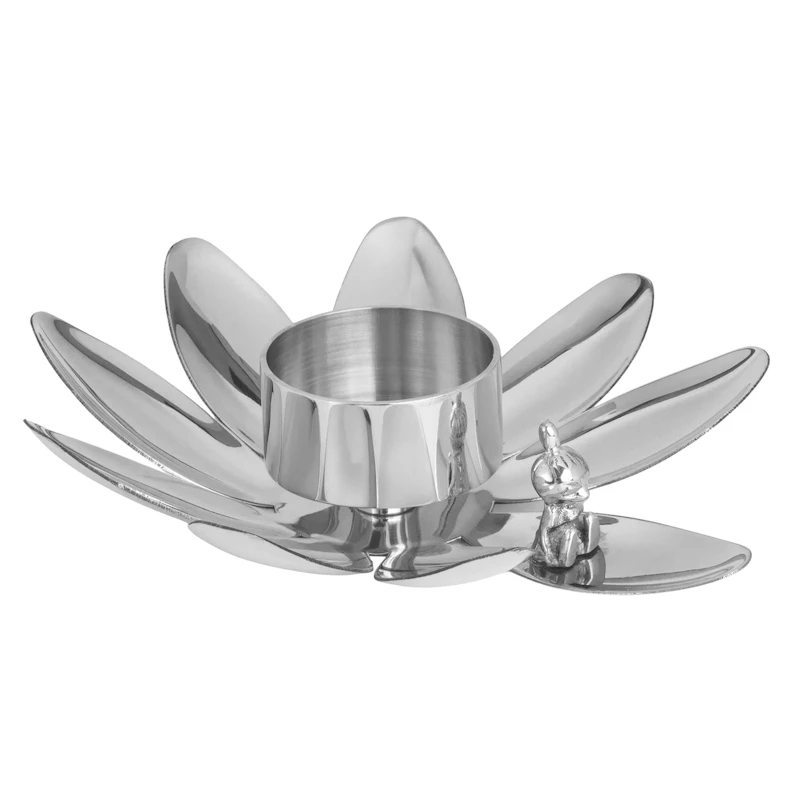 Hilke X Moomin Teelichthalter Lilla  My, Vernickelt