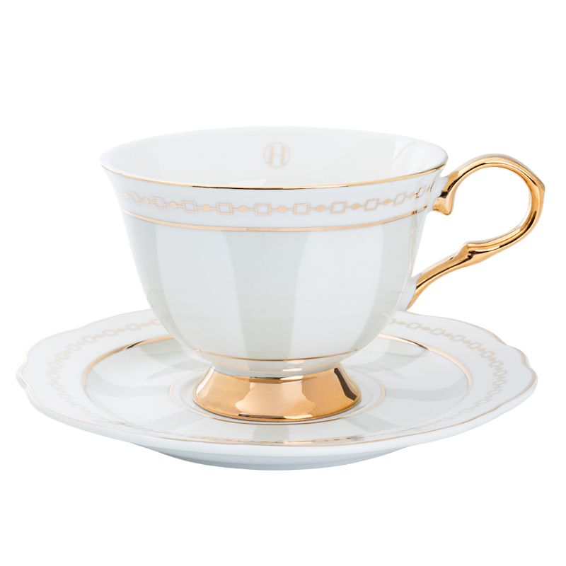 Anima Tasse Mit Unterteller, Greige