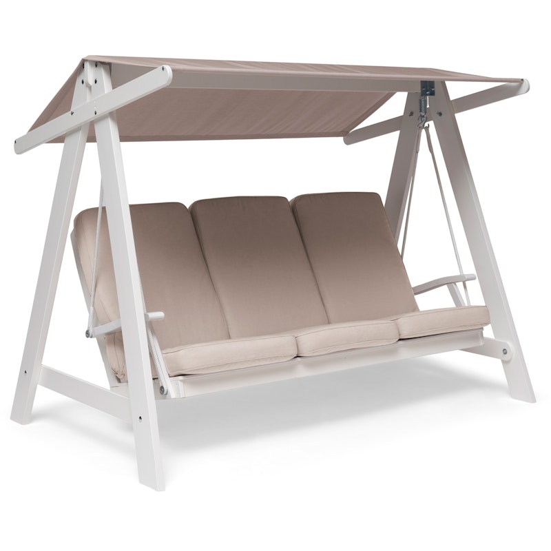 Aspö Hängematte mit Kissen, Weiß/Beige