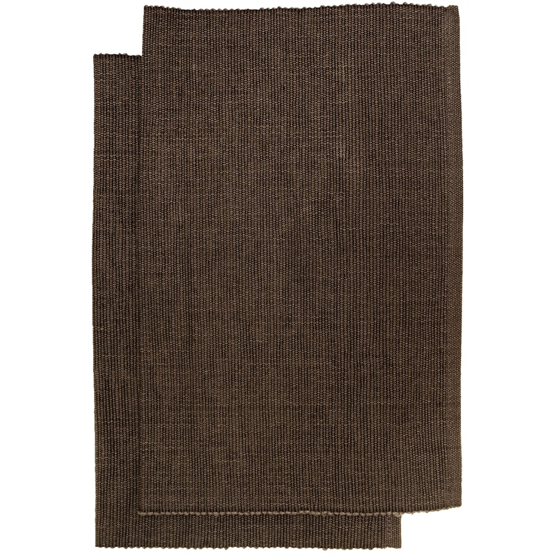 Bistro Tischset 36x47 cm 2-er Set, Chocolate