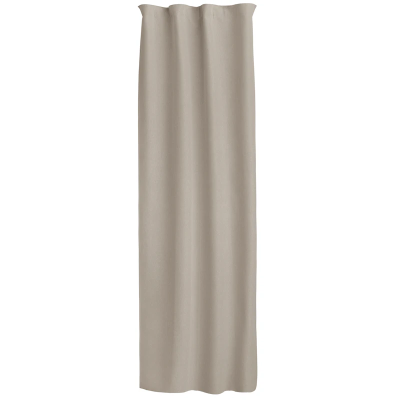 Nightfall Blackout-Vorhang Mit Faltenband 135x275 cm, Warmes Beige