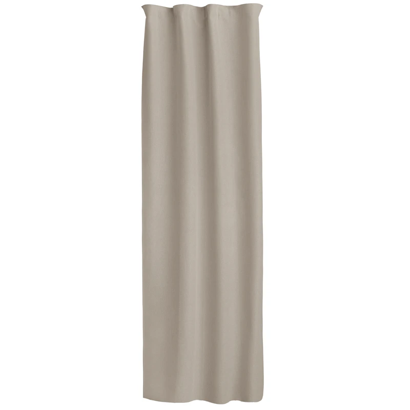 Nightfall Blackout-Vorhang Mit Faltenband 135x250 cm, Warmes Beige