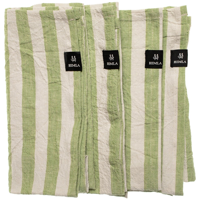 Riviera Serviette 45x45 cm 4-er Set, Papaya