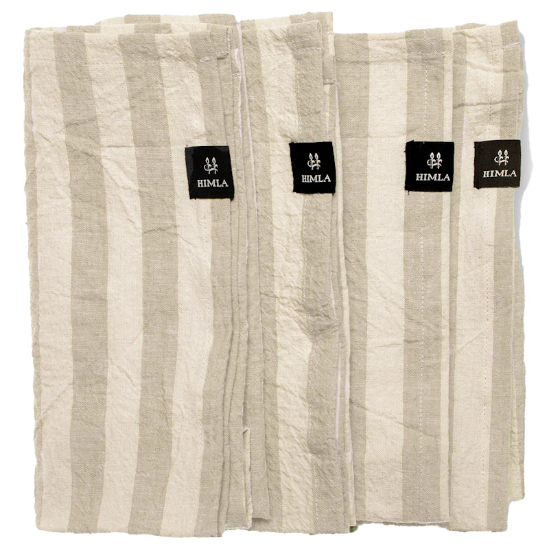 Riviera Serviette 45x45 cm 4-er Set, Sand