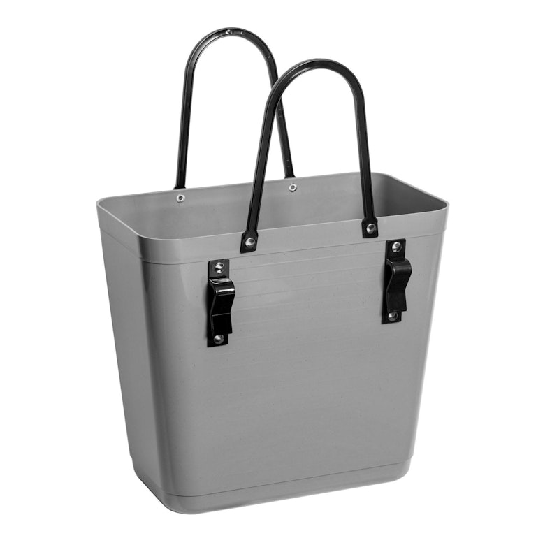 Tasche Mit Fahrradhaken Hoch Recyceltes Plastik, Grau